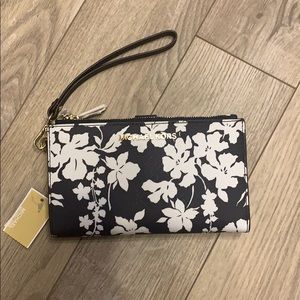 Michael Kors Navy Floral Wallet